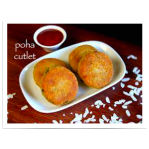 Flattened rice Cutlets