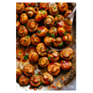 Parsley Garlic mushrooms