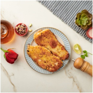 Pistachio roasted Chicken Breasts.