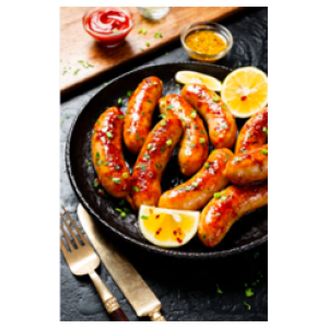 Roasted parsley garlic sausages